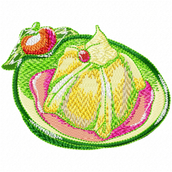 Foods And Sweets Embroidery Design 7 Foods And Sweets Embroidery Design 7